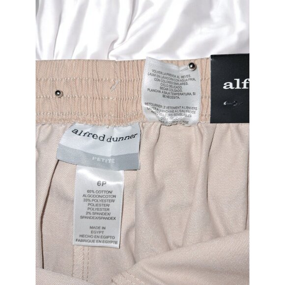 Alfred Dunner Tan Classic Fit Size 6P Capri Pant - Picture 5 of 11